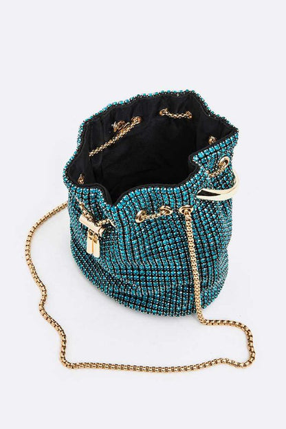 Oversize Rhinestone Iconic Bucket Bag