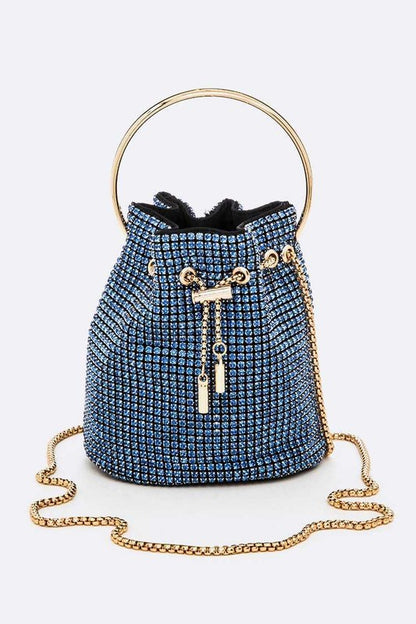 Oversize Rhinestone Iconic Bucket Bag