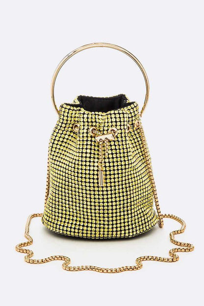 Oversize Rhinestone Iconic Bucket Bag