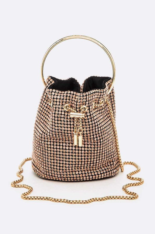 Oversize Rhinestone Iconic Bucket Bag