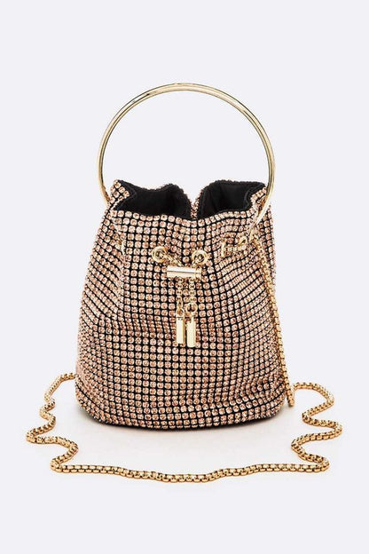 Oversize Rhinestone Iconic Bucket Bag