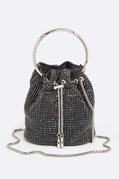 Oversize Rhinestone Iconic Bucket Bag