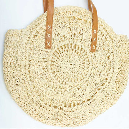 Isla Straw Beach Bag