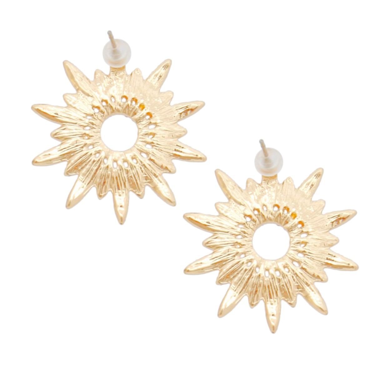 Stud Celestial Star Gold Earrings for Women