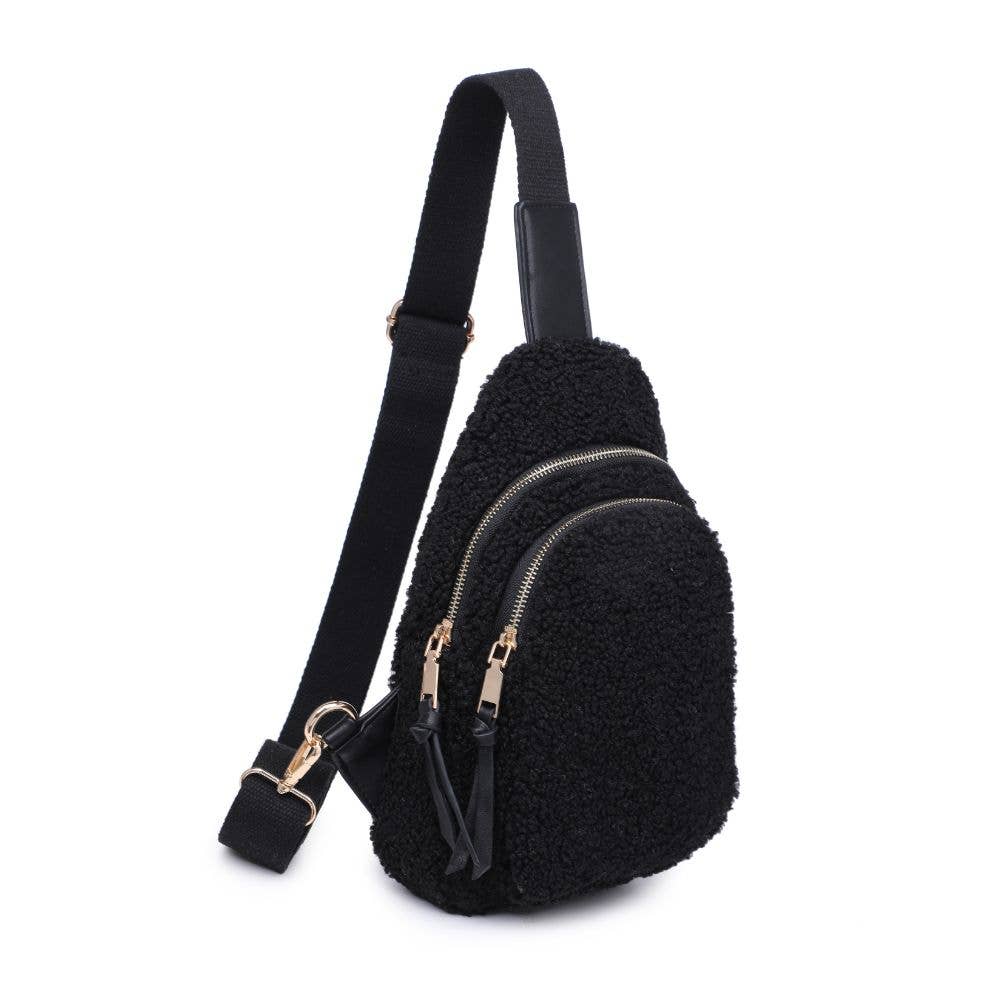 Black Crossbody Sling Bag ONLY 2 LEFT!